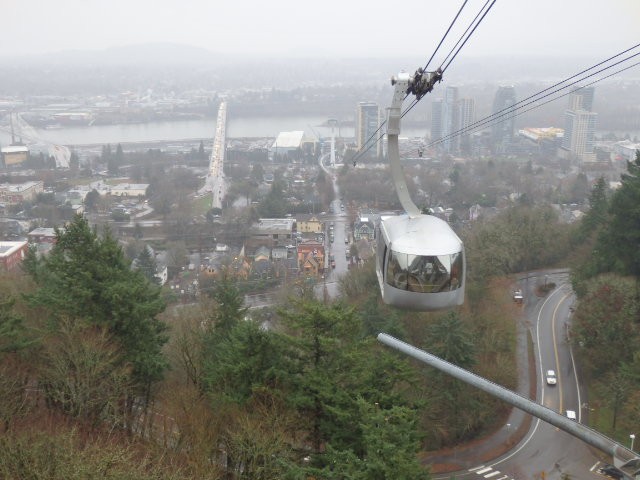 Foto: teleférico (Aerial Tram) - Portland (Oregon), Estados Unidos