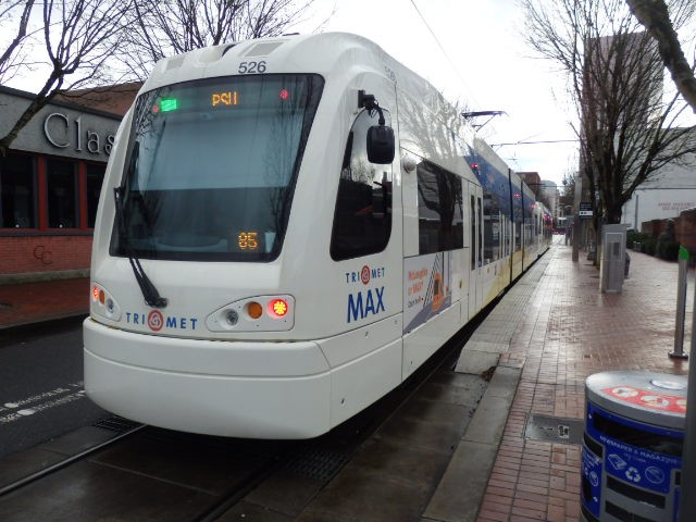 Foto: el metrotranvía MAX - Portland (Oregon), Estados Unidos