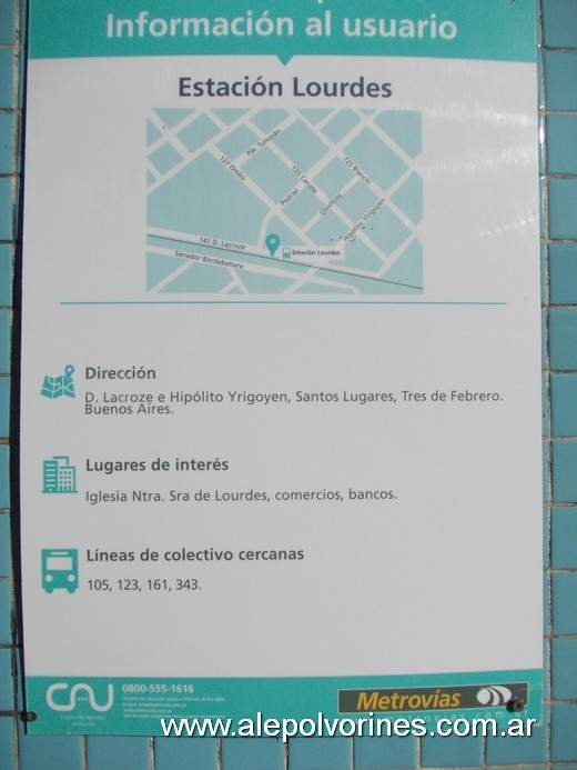 Foto: Estacion Lourdes - San Martin (Buenos Aires), Argentina