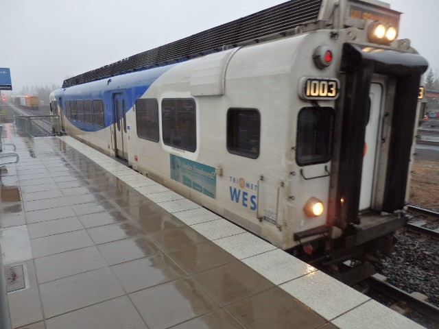 Foto: tren del WES - Wilsonville (Oregon), Estados Unidos