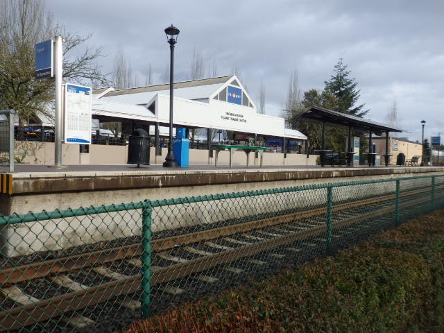 Foto: estación del WES - Tigard (Oregon), Estados Unidos