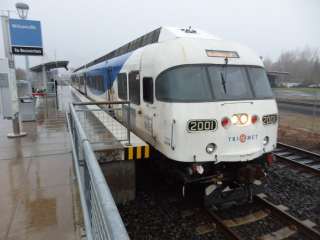 Foto: tren del WES - Wilsonville (Oregon), Estados Unidos
