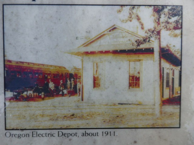 Foto: estación del Oregon Electric, ya desaparecida - Wilsonville (Oregon), Estados Unidos