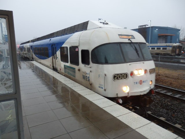 Foto: tren del WES - Wilsonville (Oregon), Estados Unidos