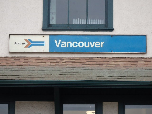 Foto: nomenclador de la estación - Vancouver (Washington), Estados Unidos