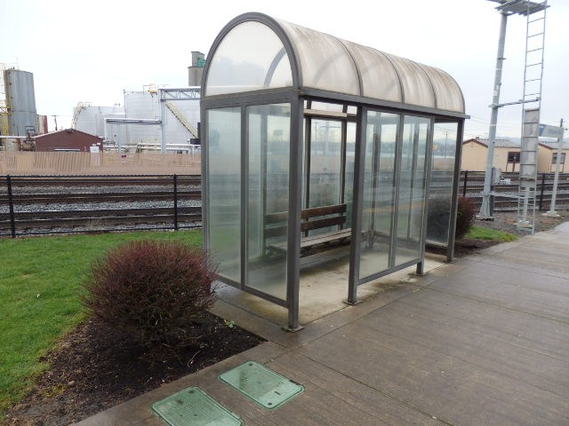 Foto: refugio en la estación de Amtrak - Vancouver (Washington), Estados Unidos