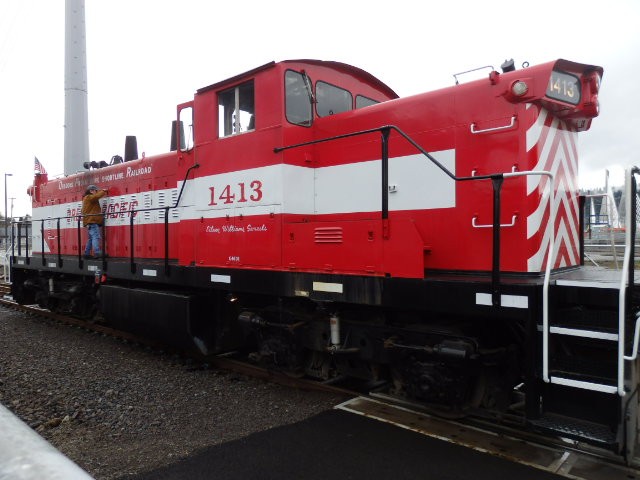 Foto: tren turístico del Centro del Patrimonio Ferroviario de Oregón - Portland (Oregon), Estados Unidos