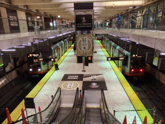 Foto: metrotranvía, estación Embarcadero - San Francisco (California), Estados Unidos