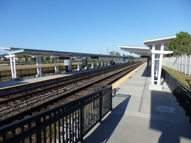 Foto: estación de SunRail - Sanford (Florida), Estados Unidos