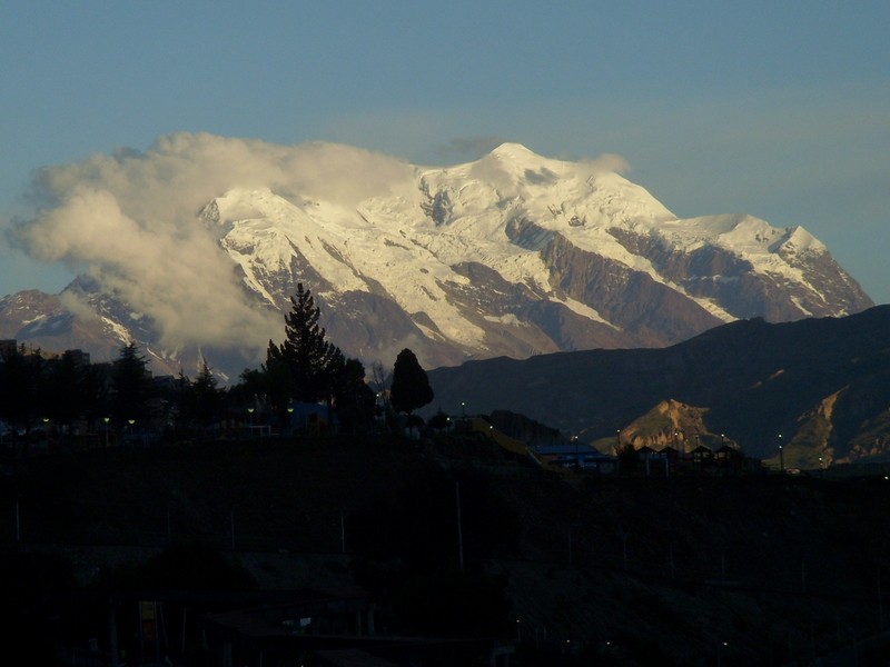 Foto: nevado Illimani - La Paz, Bolivia