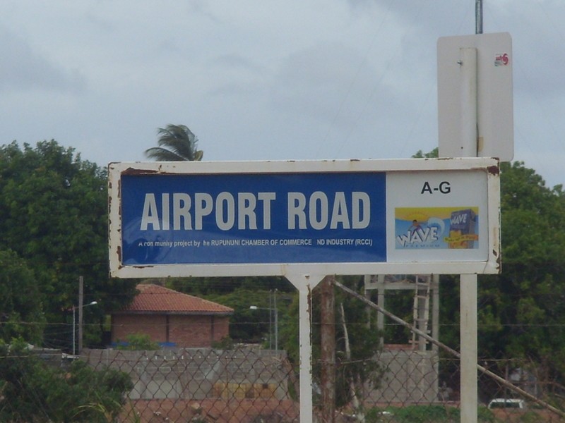 Foto: cartel de calle - Lethem, Guyana