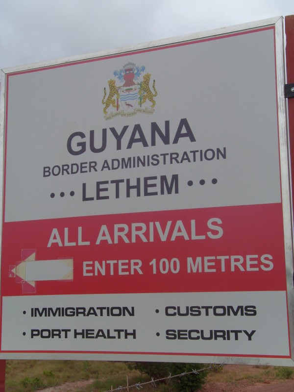 Foto: frontera - Lethem, Guyana