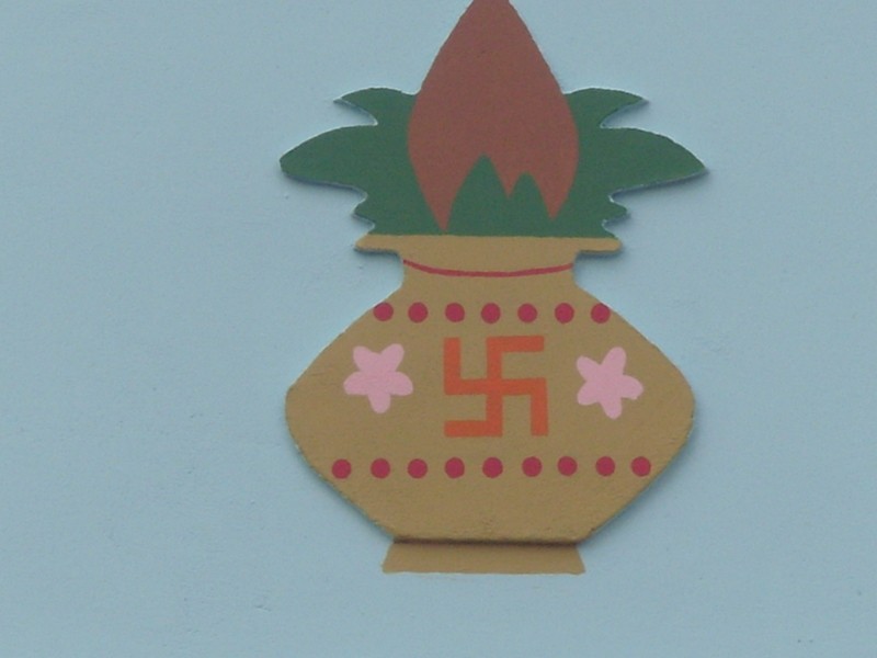 Foto: ornamentación de un templo hinduísta - Georgetown, Guyana