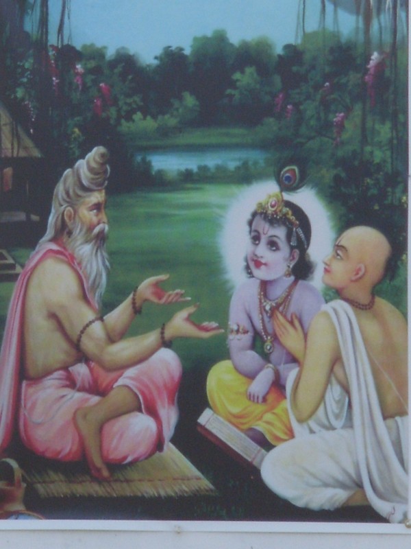 Foto: ornamentación del ashram - Paramaribo, Surinam