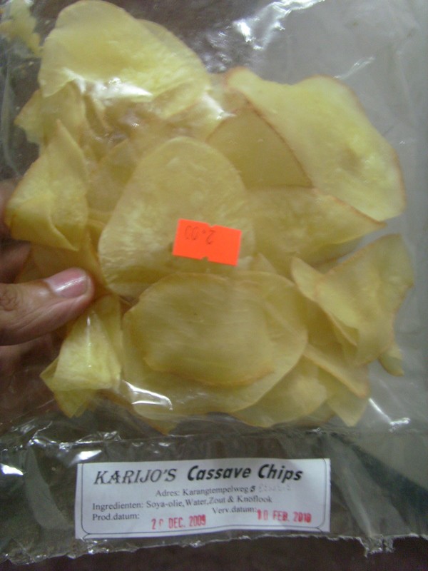 Foto: chips de cazabe (mandioca) - Paramaribo, Surinam