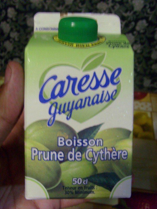 Foto: jugo de jobo indio (Spondias dulcis) - Saint-Laurent-du-Maroni, Guyana Francesa