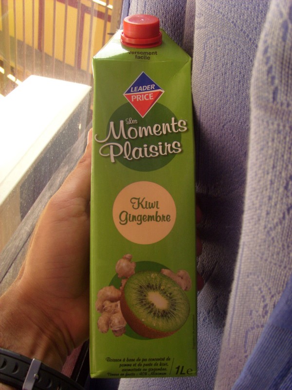 Foto: jugo de kiwi y jengibre - Cayena, Guyana Francesa