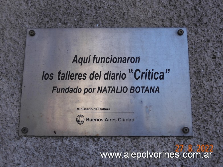 Foto: Constitución - Talleres Diario Critica - Constitucion (Buenos Aires), Argentina