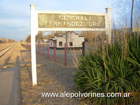 Foto: Estación General Fernández Oro - General Fernández Oro (Río Negro), Argentina