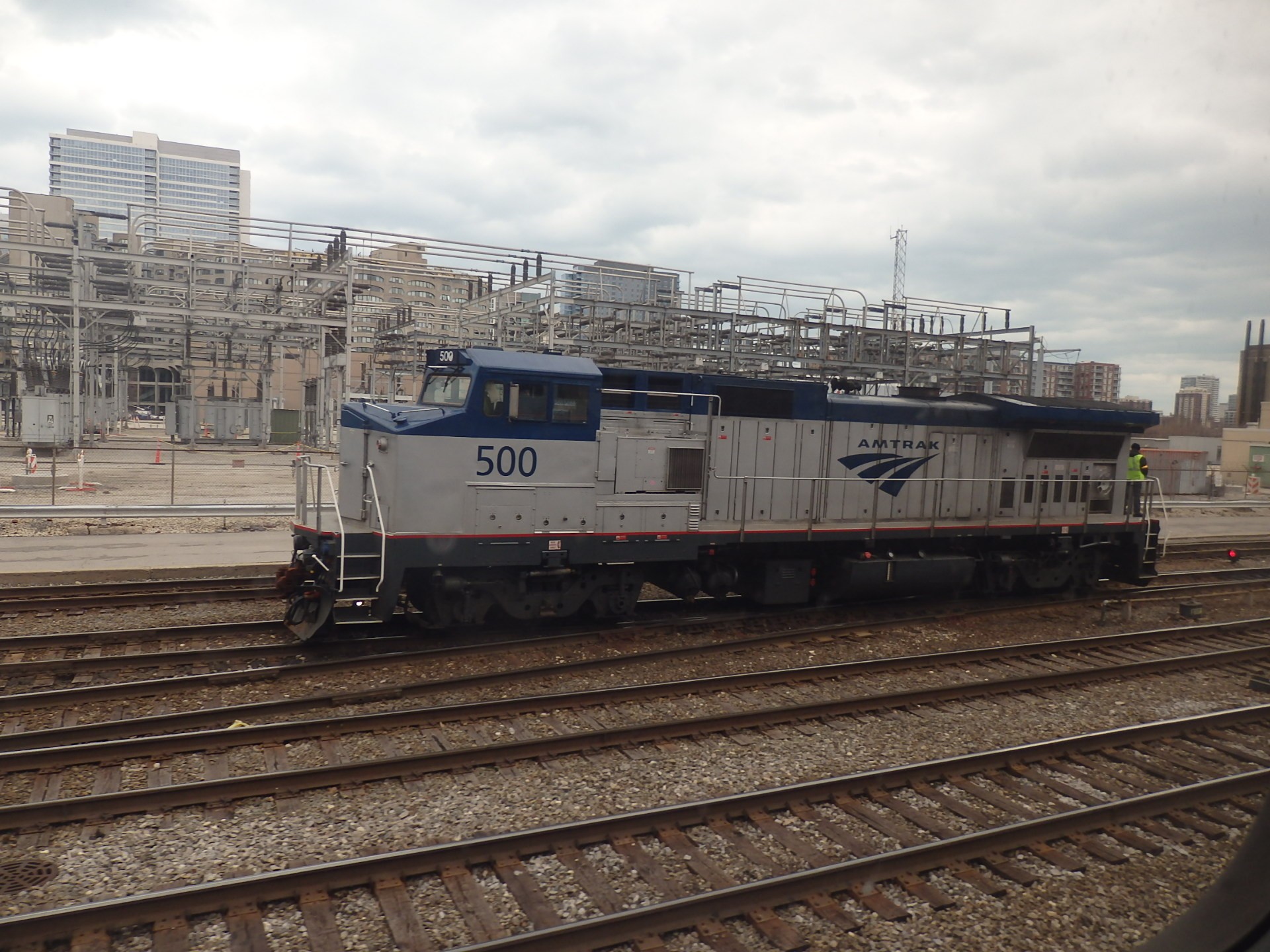 Foto: locomotora de Amtrak - Chicago (Illinois), Estados Unidos