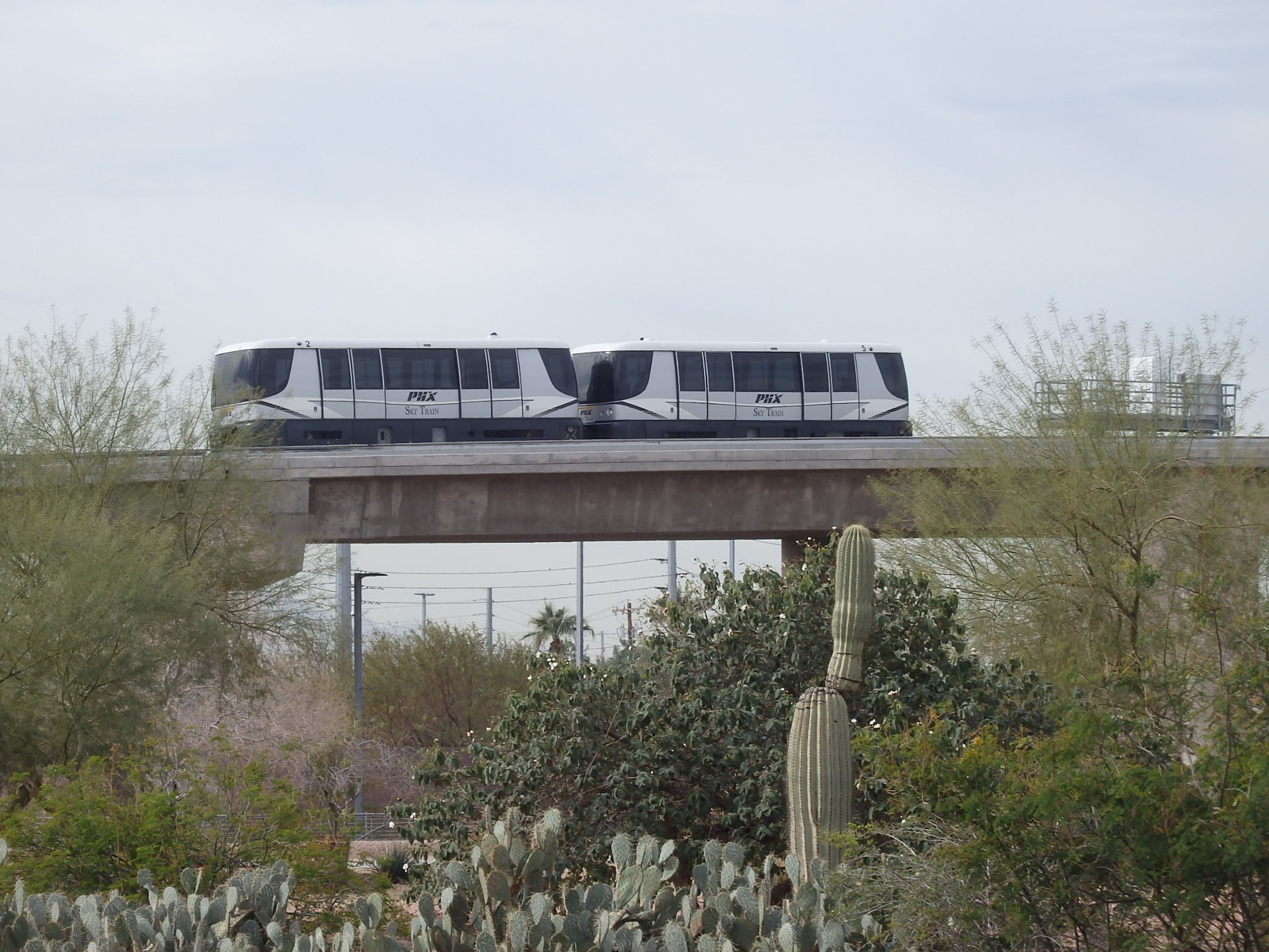 Foto: Sky Train, el trencito del aeropuerto - Phoenix (Arizona), Estados Unidos