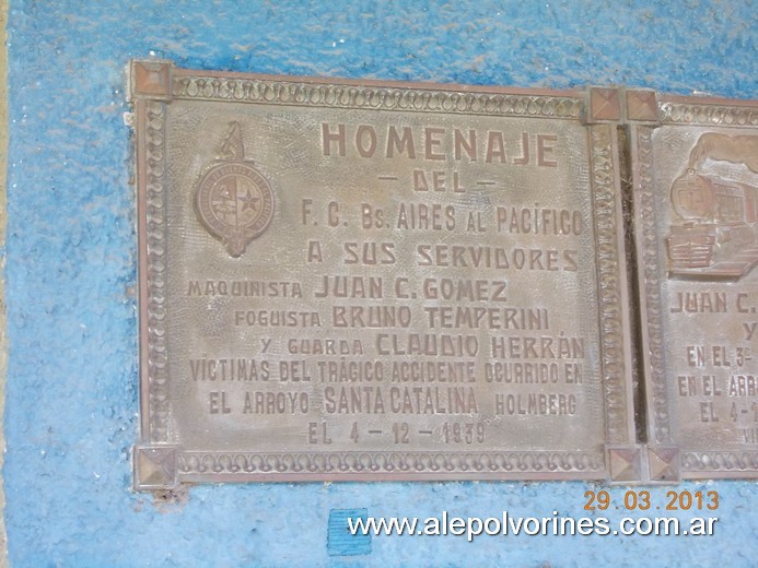 Foto: Estación Holmberg - Holmberg (Córdoba), Argentina