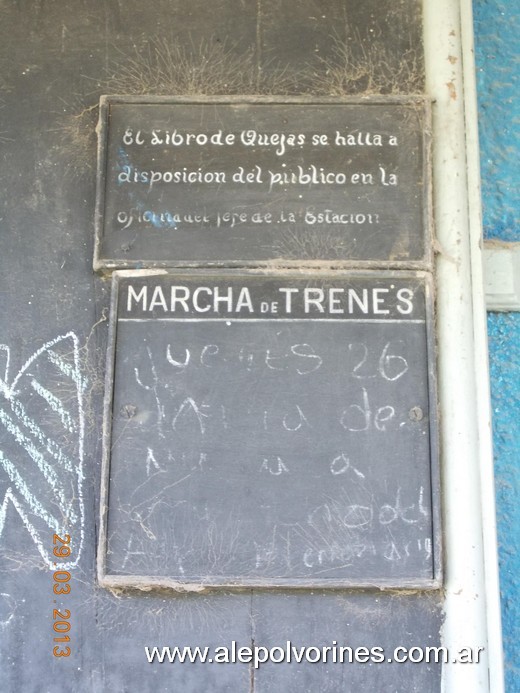 Foto: Estación Holmberg - Holmberg (Córdoba), Argentina