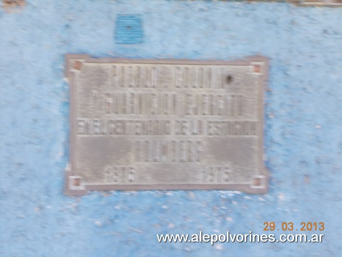 Foto: Estación Holmberg - Holmberg (Córdoba), Argentina