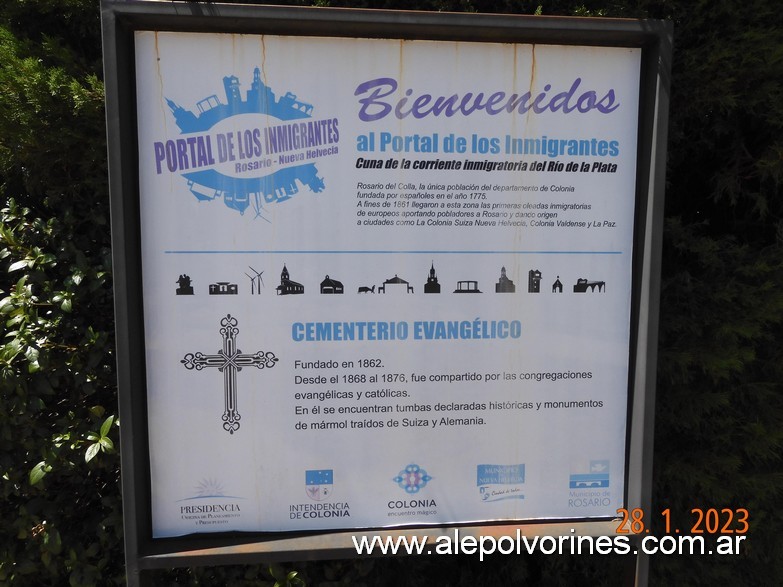 Foto: Nueva Helvecia ROU - Cementerio Evangélico - Colonia Suiza (Colonia), Uruguay