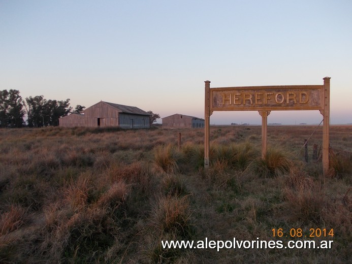 Foto: Estación Hereford - Hereford (Buenos Aires), Argentina