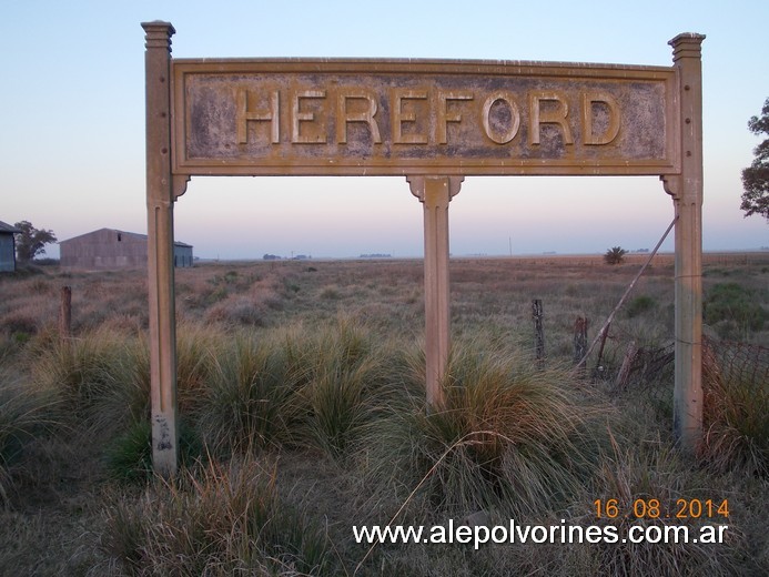 Foto: Estación Hereford - Hereford (Buenos Aires), Argentina