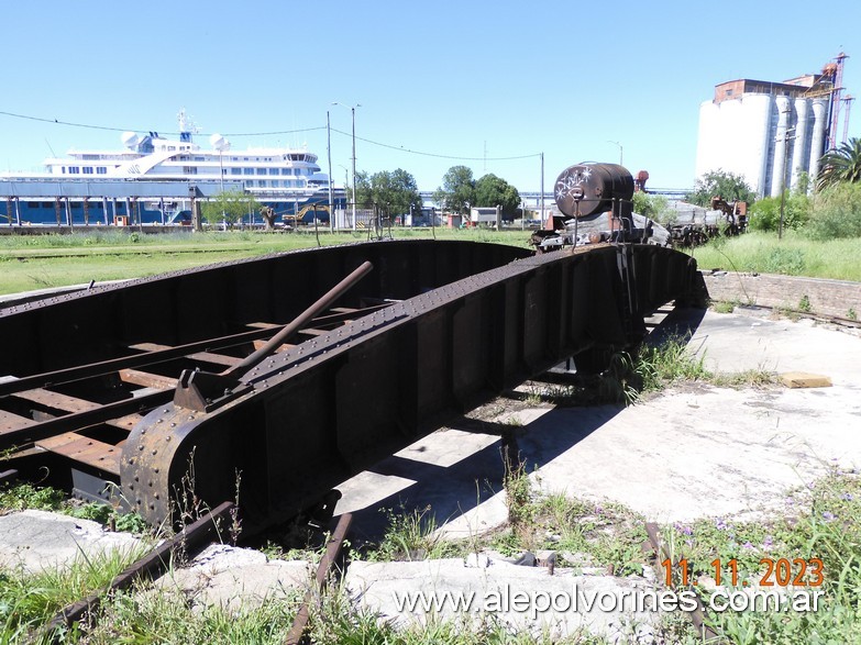 Foto: Estación Fray Bentos ROU - Mesa Giratoria - Fray Bentos (Río Negro), Uruguay