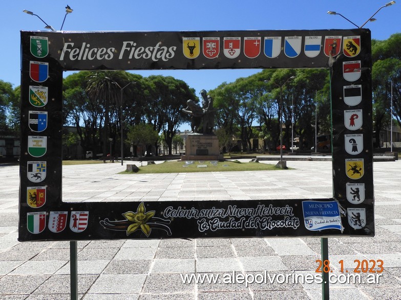 Foto: Nueva Helvecia ROU - Plaza de los Fundadores - Nueva Helvecia (Colonia), Uruguay