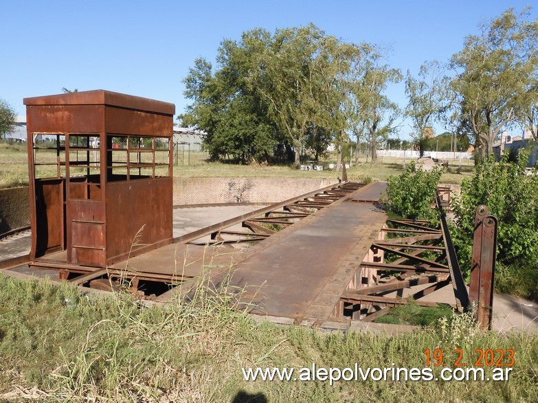 Foto: Estación Pergamino FCCA - Mesa Giratoria - Pergamino (Buenos Aires), Argentina