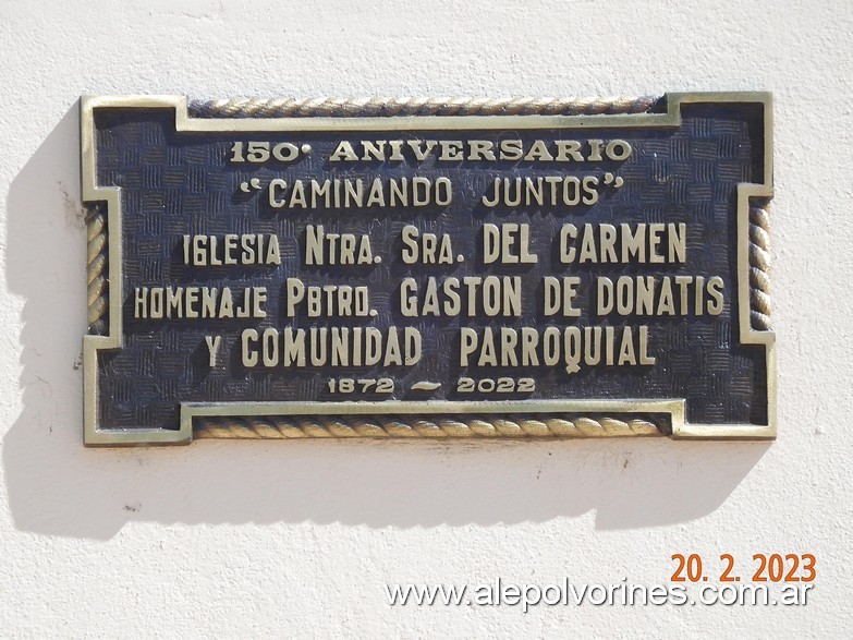 Foto: Carmen del Sauce - Iglesia NS del Carmen - Carmen del Sauce (Santa Fe), Argentina