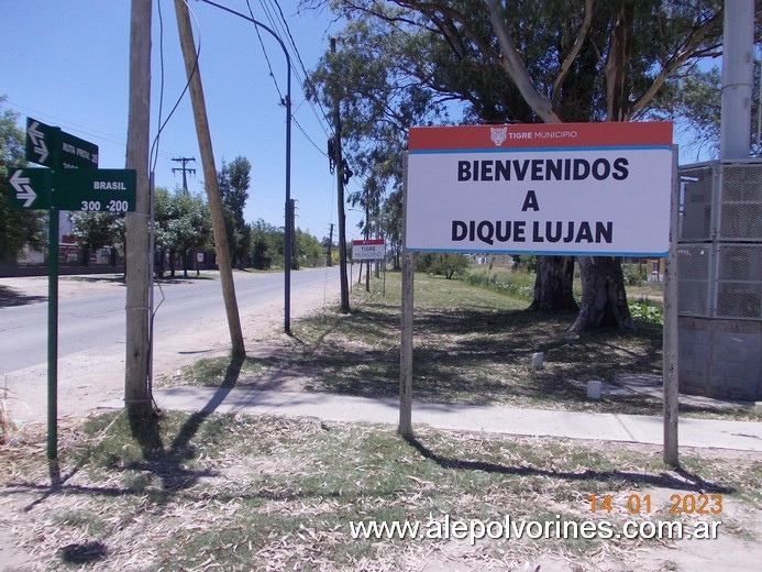 Foto: Dique Lujan - Acceso - Dique Lujan (Buenos Aires), Argentina