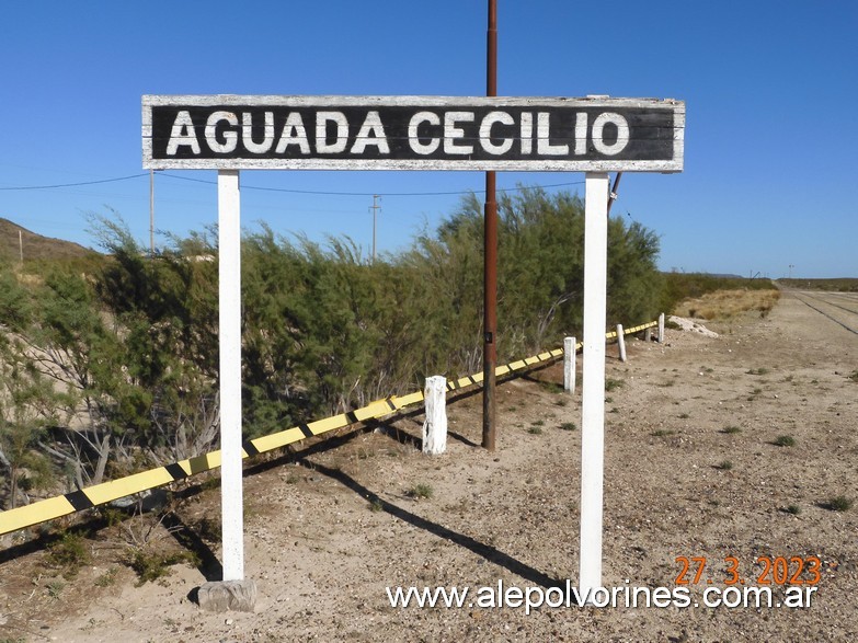 Foto: Estación Aguada Cecilio - Aguada Cecilio (Río Negro), Argentina