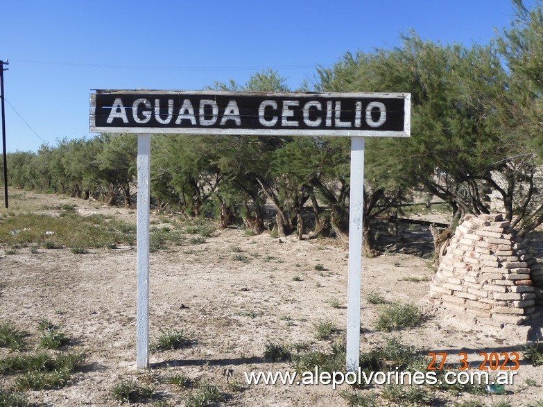Foto: Estación Aguada Cecilio - Aguada Cecilio (Río Negro), Argentina