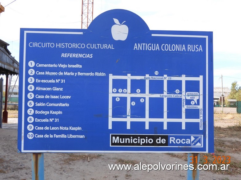 Foto: Estacion Padre Alejandro Stefenelli - General Roca (Río Negro), Argentina