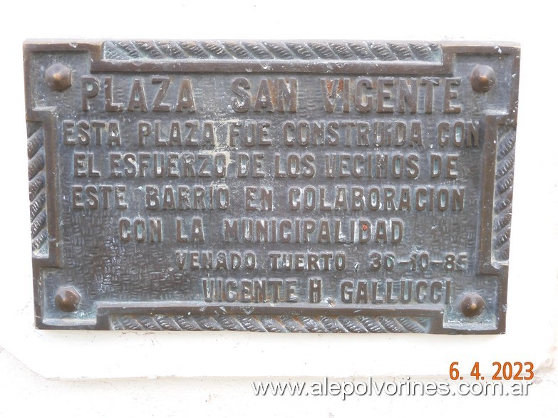 Foto: Venado Tuerto - Plaza San Vicente - Venado Tuerto (Santa Fe), Argentina