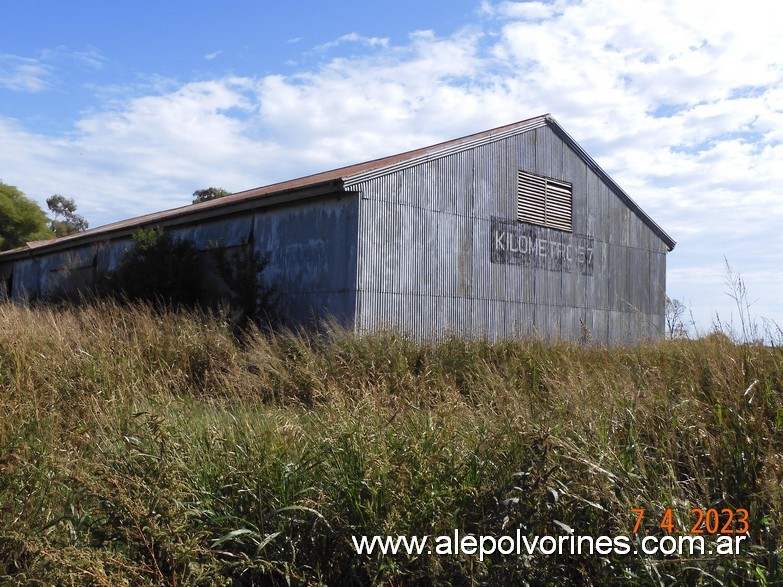 Foto: Estación Km 57 FCBAR - Cavanagh (Córdoba), Argentina