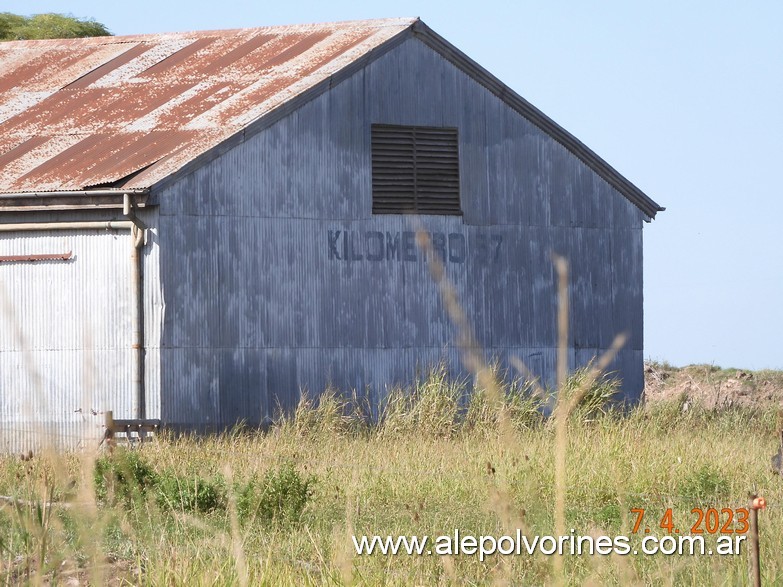 Foto: Estación Km 57 FCBAR - Cavanagh (Córdoba), Argentina