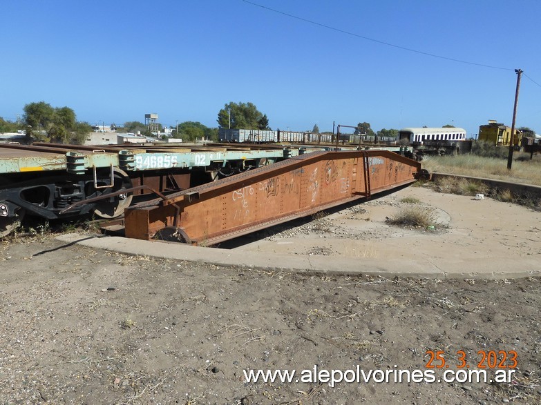 Foto: Estación San Antonio Oeste - Mesa Giratoria - San Antonio Oeste (Río Negro), Argentina