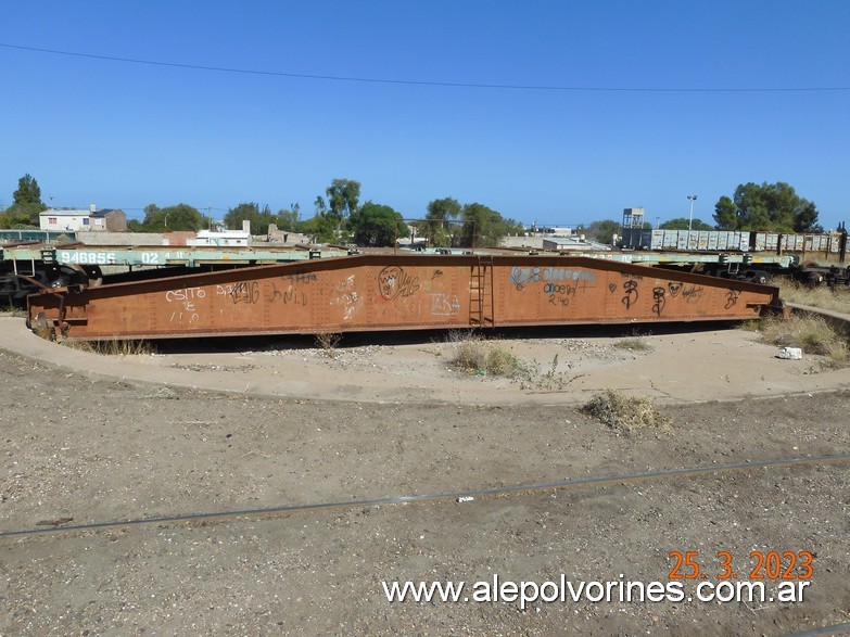 Foto: Estación San Antonio Oeste - Mesa Giratoria - San Antonio Oeste (Río Negro), Argentina