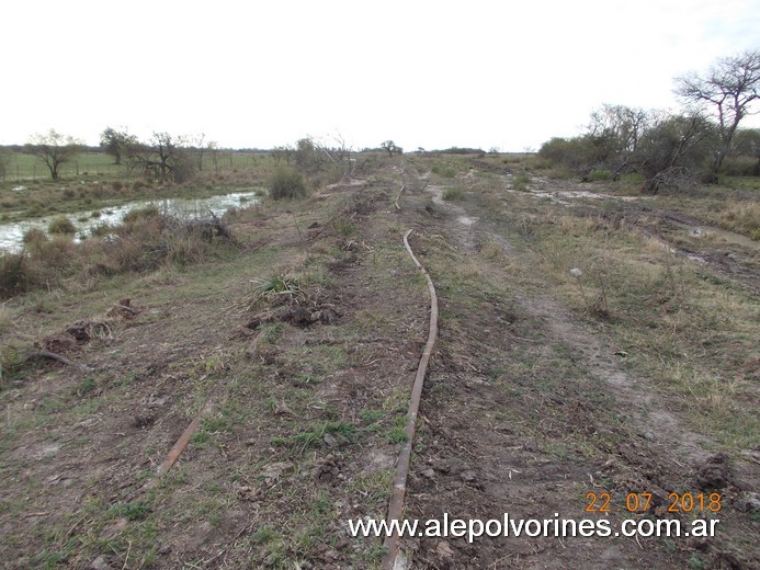 Foto: Estación Desvío Km 213 FCSF - Calchaqui (Santa Fe), Argentina
