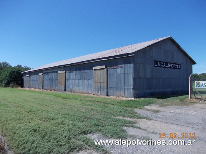 Foto: Estación La California - La California (Santa Fe), Argentina