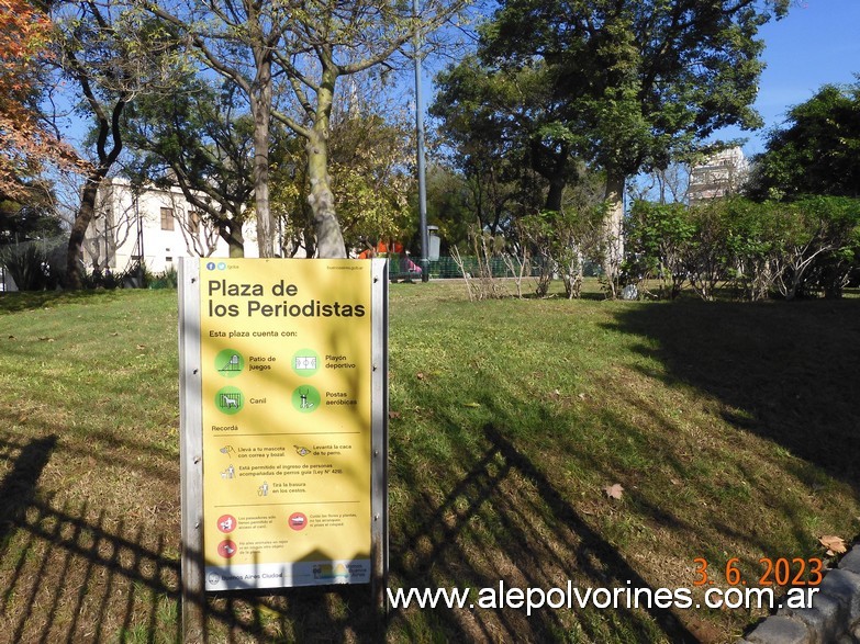 Foto: Flores CABA - Plaza de los Periodistas - Flores (Buenos Aires), Argentina