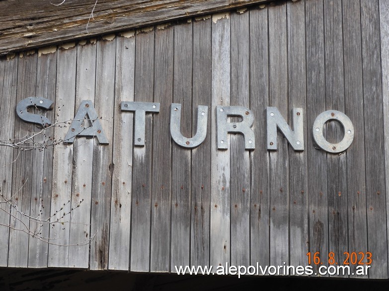 Foto: Estación Saturno - Saturno (Buenos Aires), Argentina