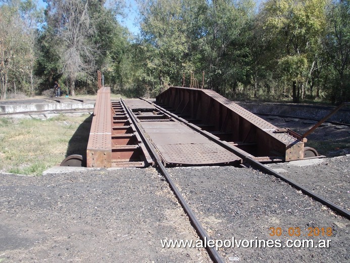 Foto: Estación Laboulaye - Mesa Giratoria - Laboulaye (Córdoba), Argentina