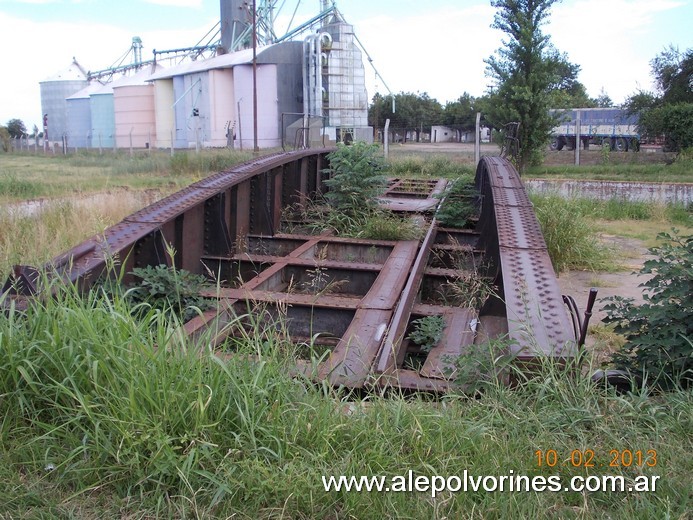 Foto Estación Las Varillas FCCA Mesa Giratoria Estación Las